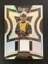 2025 Panini Select Baseball Ethan Salas Silver Swatches Patch Padres SS-ES