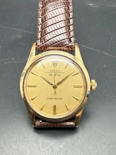 Vintage 1955 Early Rolex Air-King Ref 5506 Cal.1530 Super Precision Watch