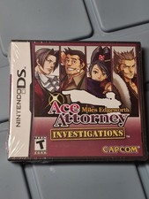 Ace Attorney Investigations: Miles Edgeworth (Nintendo DS, 2010) New Sealed