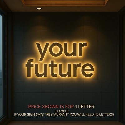 ????????̶ Your Future  Custom 3D Channel Letters  Illuminated & Non-Illuminated