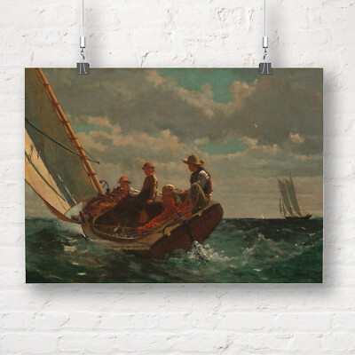 Winslow Homer: Breezing Up. Fine Art Print/Poster