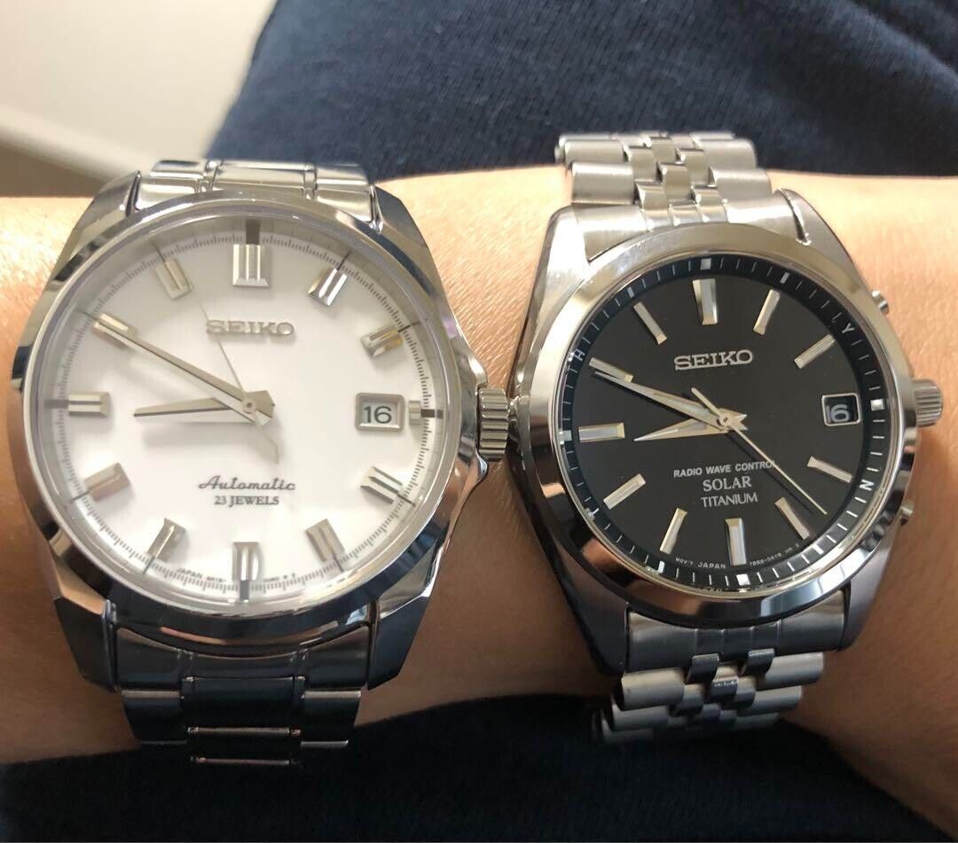 SEIKO SPIRIT SBTM217 Titanium Solar Radio Analog Men's Watch SEIKO SPIRIT SBTM217 Titanium Solar Radio Analog Men's Watch