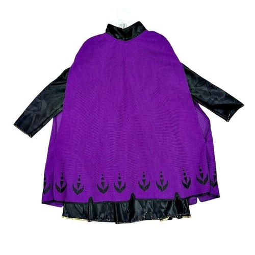 Frozen 2 Anna Adventure Dress Cloak Costume 4-6X Cosplay Pretend Play Disney - Picture 5 of 5