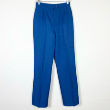 Vintage Retro Koret Blue High Rise Straight Leg Pants