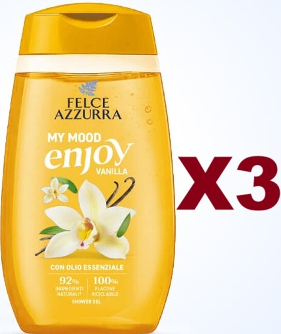 3 PZ FELCE AZZURRA DOCCIASCHIUMA SUMMER BRONZE MENTA ACQUATICA 250ML - Immagine 4