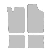 Fußmatten-Set für Citroen ZX (1991-1997) Dura graphit