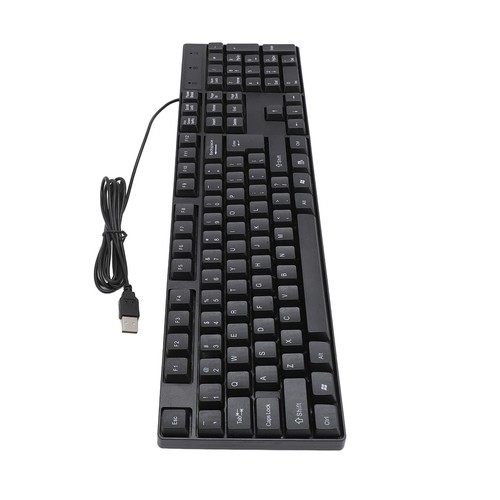 K1800 Minority Language Keyboard 104 Keys 4.9ft Cable Ergonomic Design USB W HOT - Picture 8 of 24
