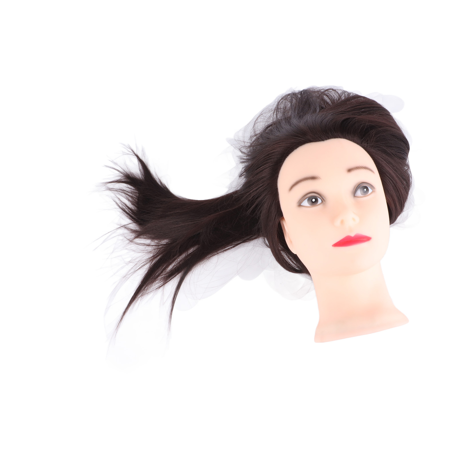 24'' Long Hair Hairdressing Mannequin Salon Training Head Model Doll With Clamp