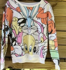Looney Tunes Large Sweatshirt Bugs Bunny Tweety Daffy