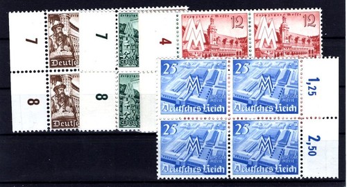 DR-3.Reich 739/42 Block of 4 MNH Mint 40EUR
