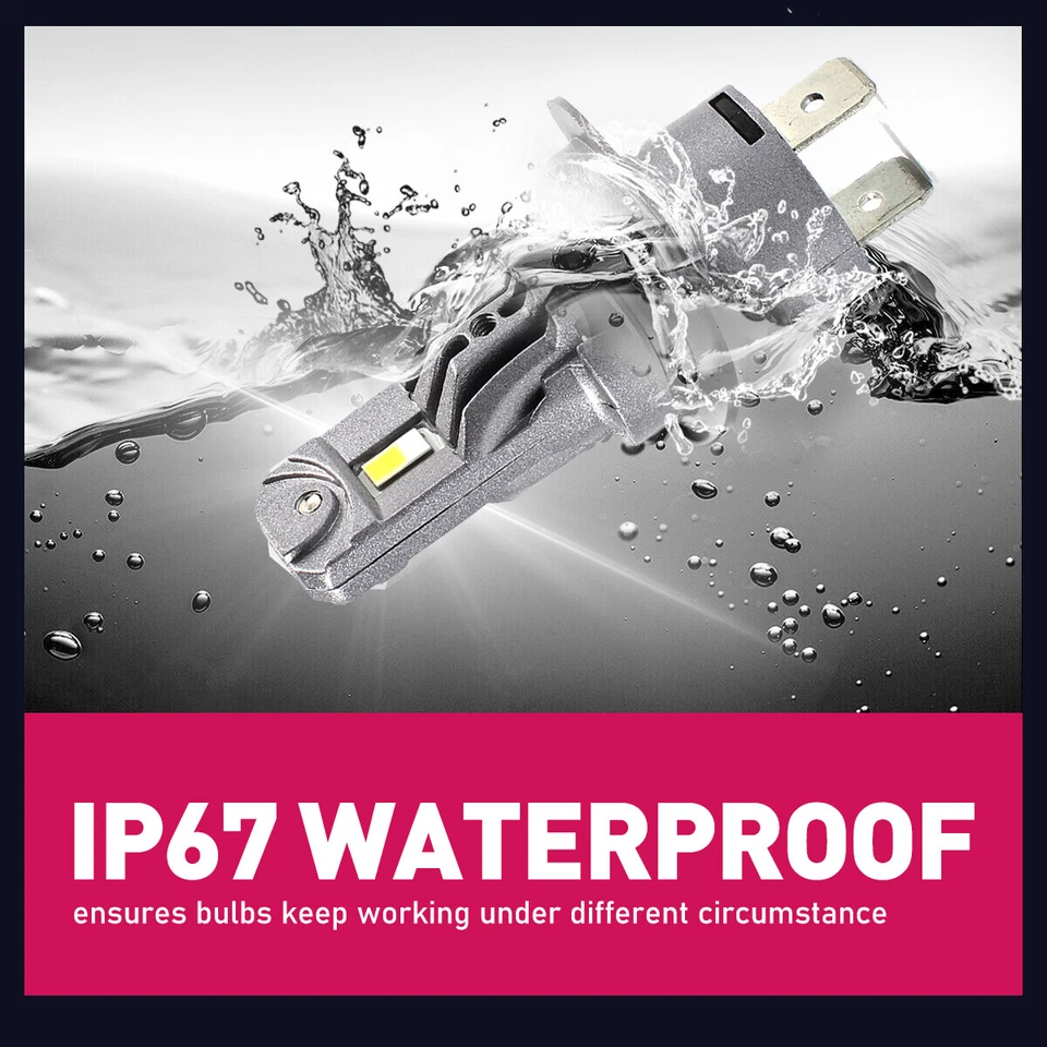 NEW H7 LED Headlight Error Free For Mercedes Benz M-Class 2004-2014 Halogen 1:1 - image 3 of 4