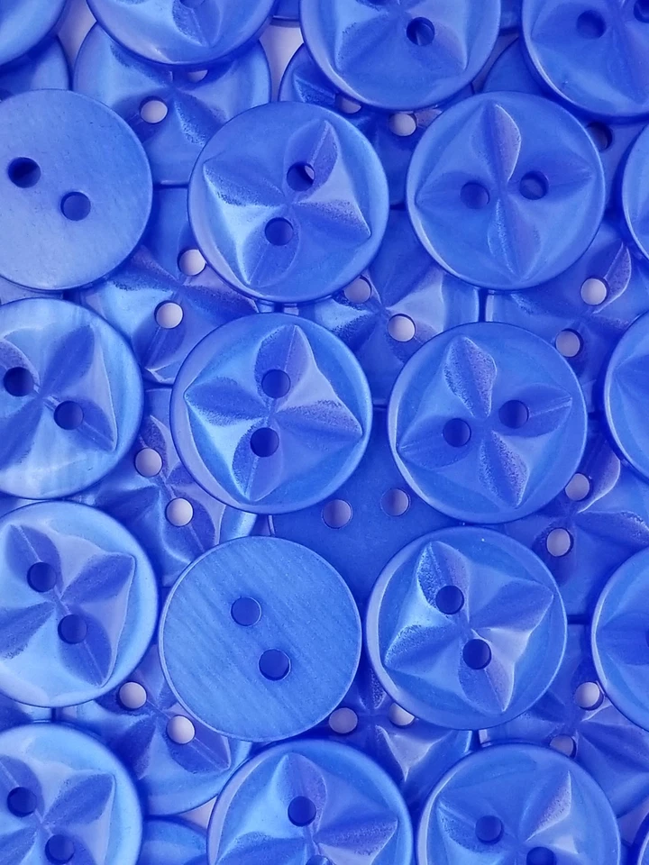 STAR BUTTON, SIZE 24L -5/8", SHINY FINISH, 144 PIECES, FREE SHIPPING USA - Image 4 of 4