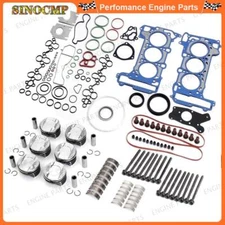 EA839 3.0L Engine Rebuild Piston Gasket Bearing Kit For Porsche Audi A6 S4 S5 B9