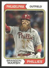 Brandon Marsh #519 2023 Topps Heritage Philadelphia Phillies