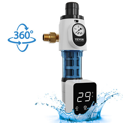 VEVOR Spin-Down-Filter 40 Mikron Sedimentfilter das ganze Haus Brunnenwasser