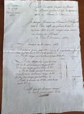 CEVA OFFICE 1813 MANUSCRIPT