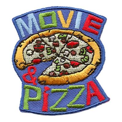 Girl Boy Cub MOVIE & PIZZA Fun Patches Badges SCOUT GUIDE Making visit Night Day