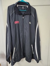 Adidas Mens Jacket Blue SMU Mustangs Team Issued 1/4 Zip 2011 NCAA Tournament