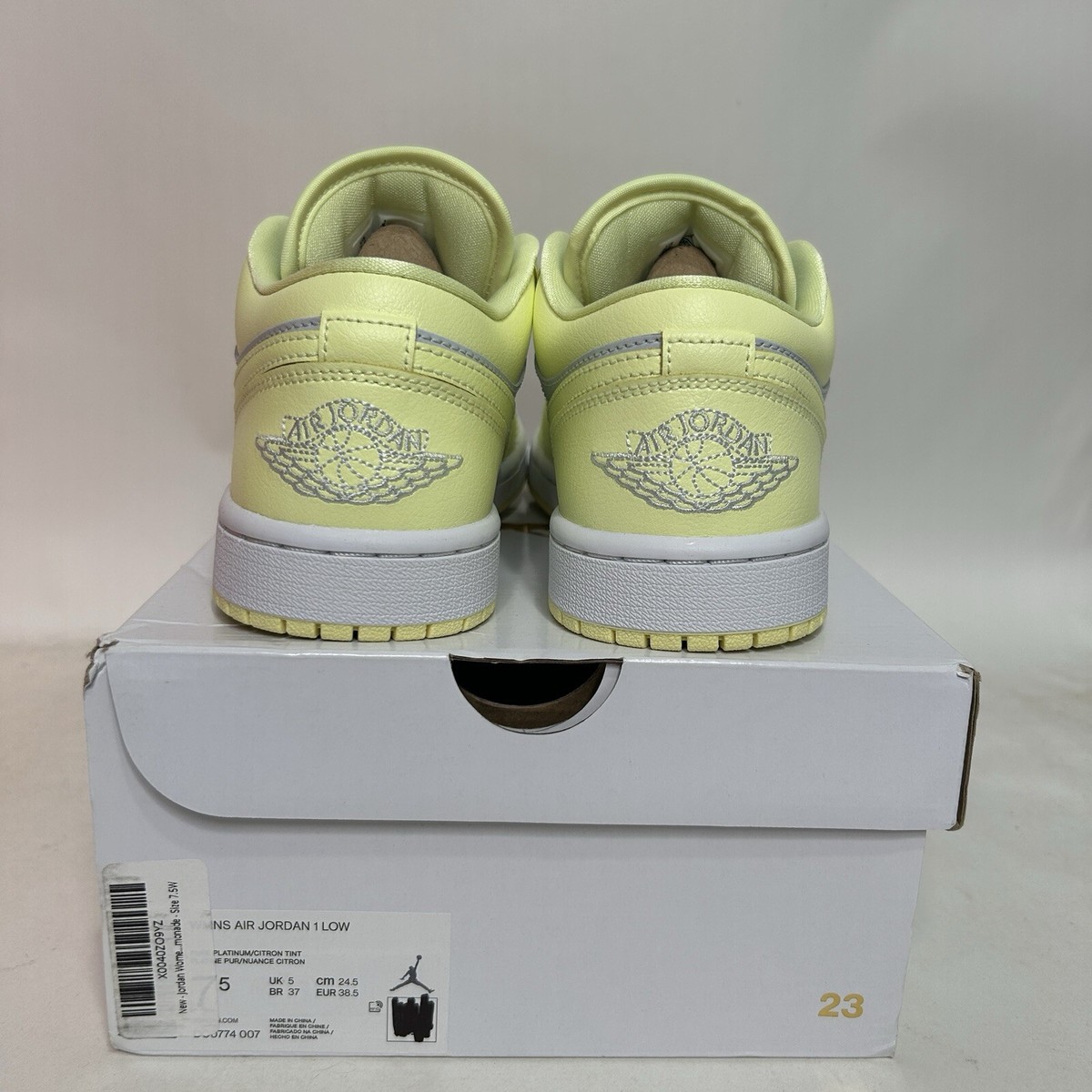 Nike Air Jordan 1 Low Retro WMNS “Lemonade/Citron Tint
