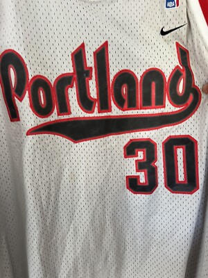 A portrait of Rasheed Wallace of the Portland Trail Blazers during