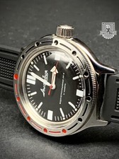 Vostok Amphibia 420916 with strap. Brand New Sent from Barcelona