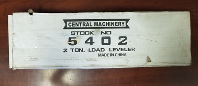 Central Machinery 2 Ton Load Leveler In Original Box c-x