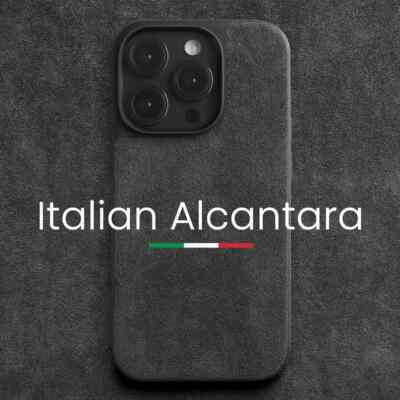 ALCANTARA Phone Case for iPhone - Supercar Artificial Leather - Luxury Cover
