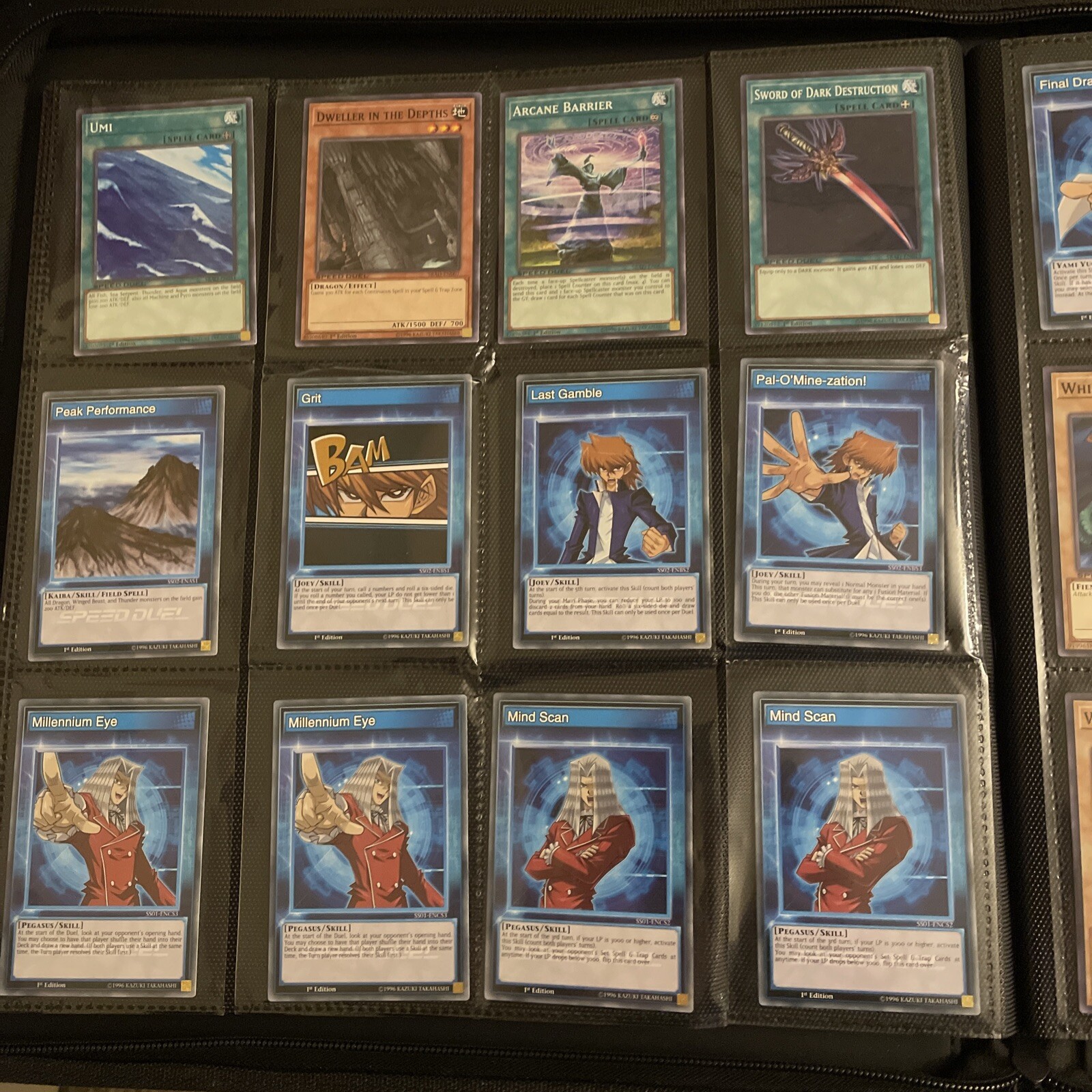 Yugioh! 12-Pocket Z-Folio BCW Speed Duel Binder Collection 623 Cards  Organized | eBay