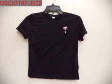 Shein Boys Black Coconut Tree Print Tee  Short Set, Size 9 sk2302206037931813