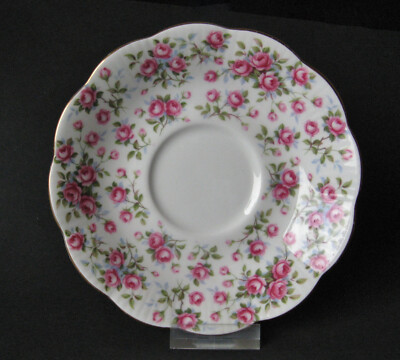 Royal Albert Bone China - Porzellanteller 14 cm Ø - Untertasse Rose Garden