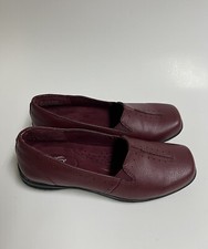 Collection by Clarks Ashland Bubble Loafer Red Burgundy Woman  s Shoes Sz 5.5M