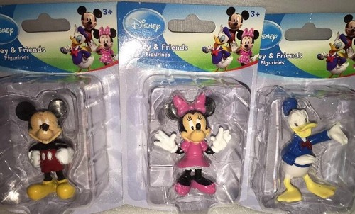 Mickey & Friends Disney Figure Cake Topper Mickey Minnie Donald New Rare - Picture 9 of 12
