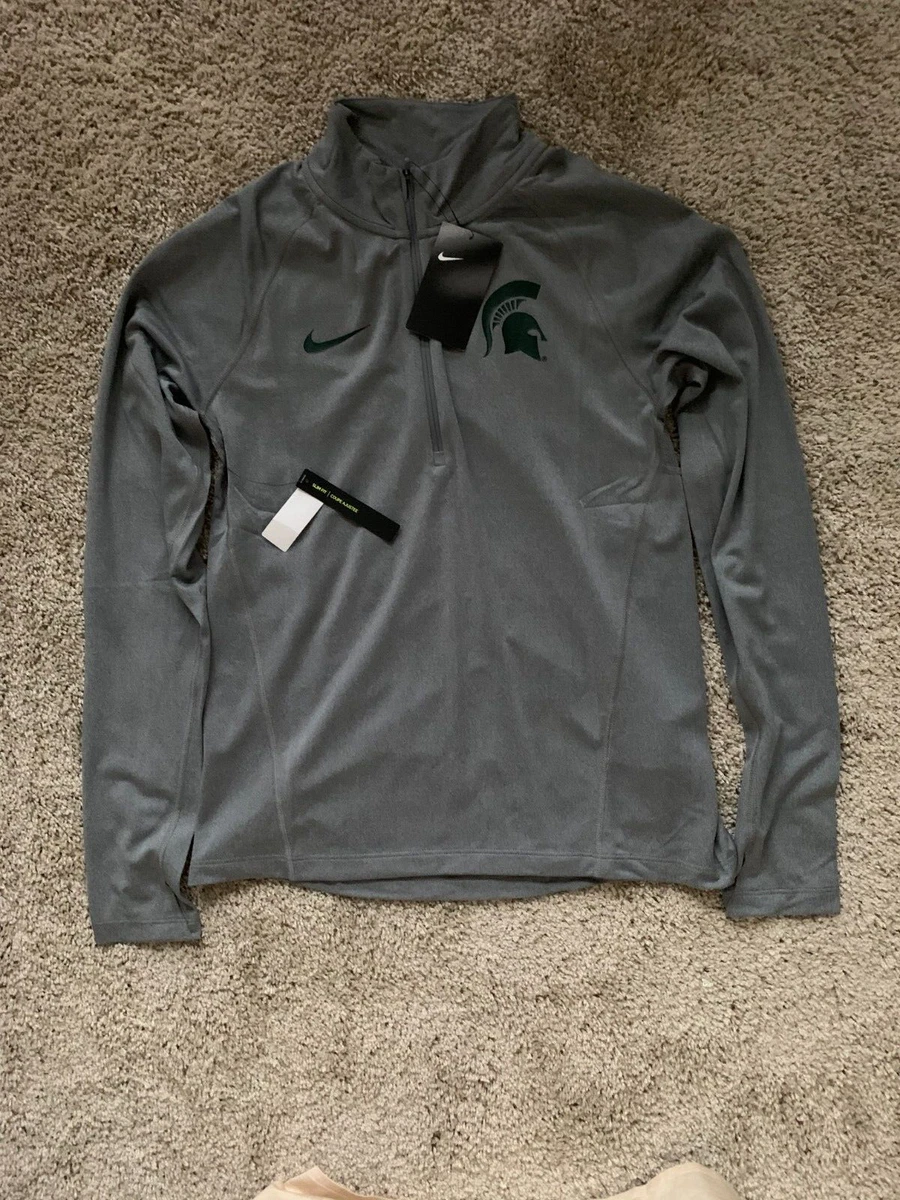 Nike green quarter zip hot sale