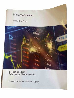 Microeconomics Economics 1102 Principles of Micro Economy Custom Temple College