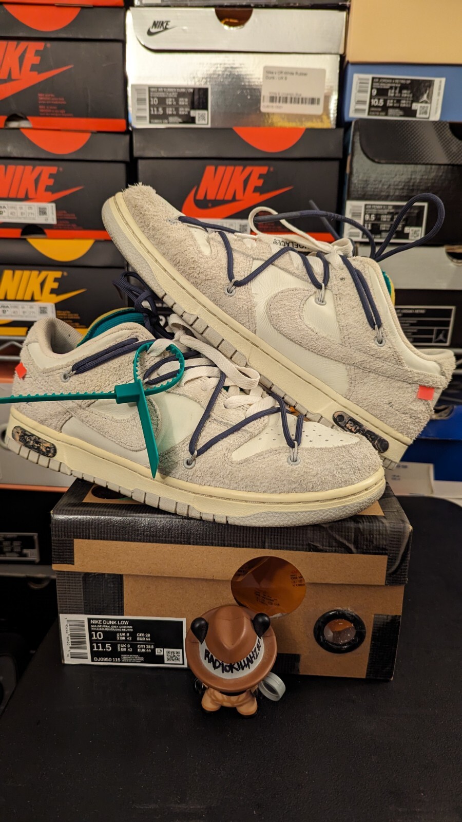OFF WHITE X NIKE Taglia 10 Nike Dunk Low x Off White Lotto 20 di 50 2021