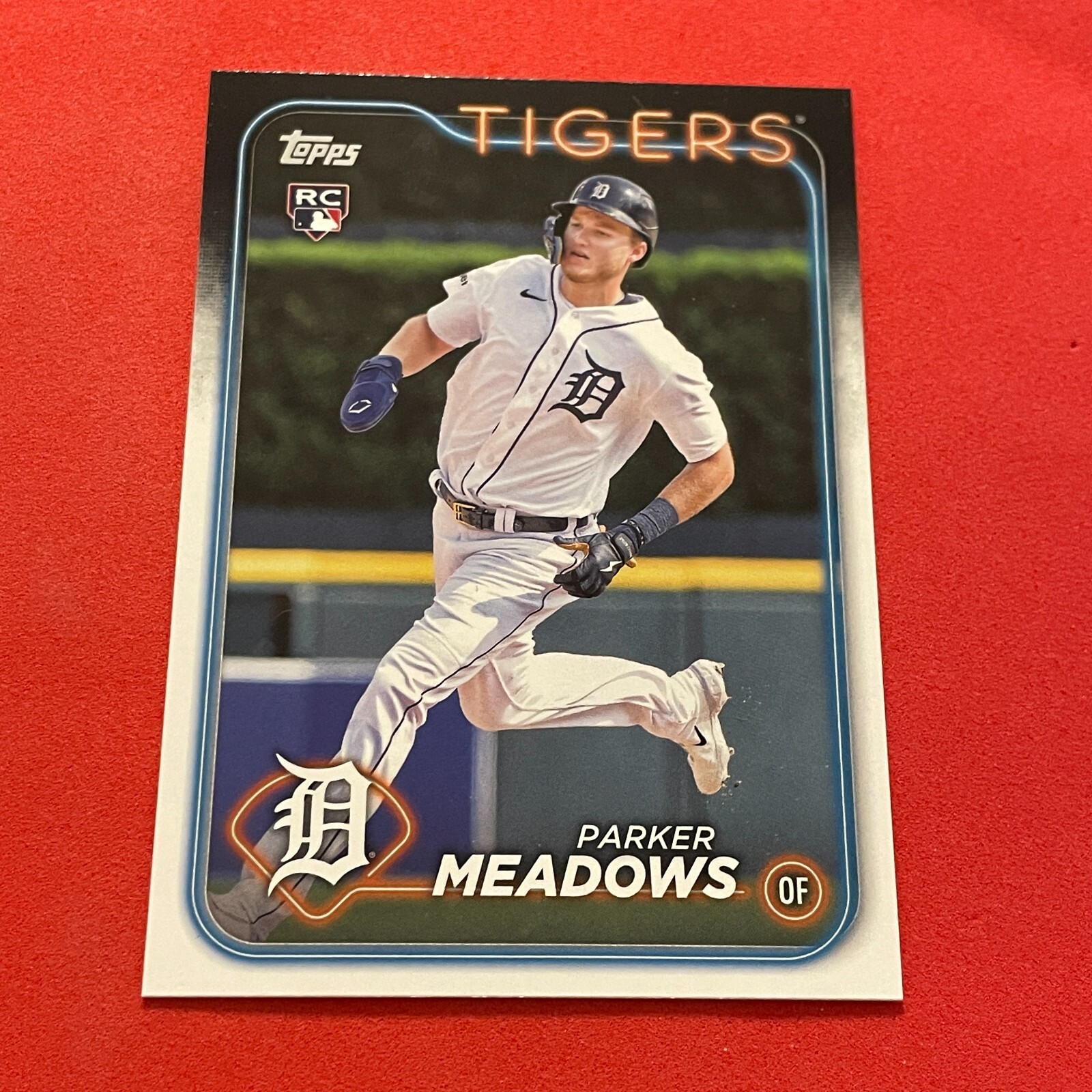 Parker Meadows .. ROOKIE .. Detroit Tigers .. 2024 Topps Card 516