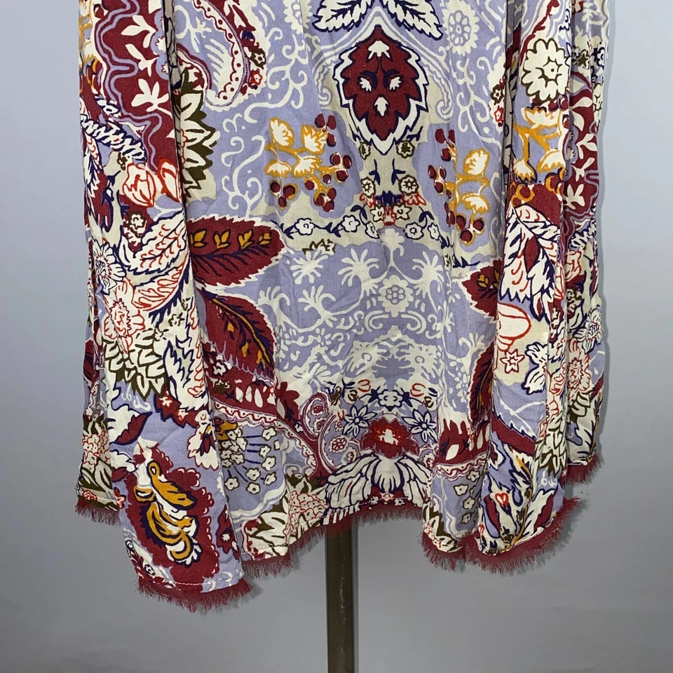 Silence & Noise Top Tunic Or Dress Womens Cute Bohemian Floral M - Image 3 of 4