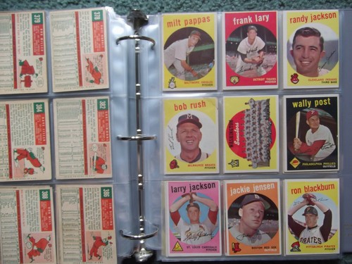 1959 TOPPS BASEBALL NEAR COMPLETE SET LOT(437/572)w/STARS,RC's,HOF,HIGH-NUMBERS - Picture 14 of 21