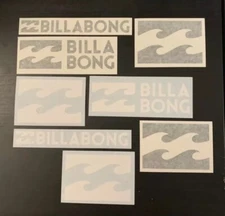 8 Billabong Clothing  stickers decals Skateboarding Snowboarding Beach Surfing