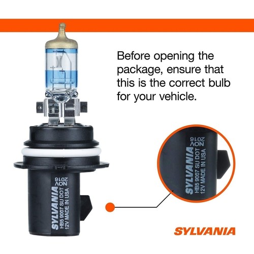 SYLVANIA - 9007 SilverStar Ultra - High Performance Halogen Headlight Bulb, High - Afbeelding 5 van 8