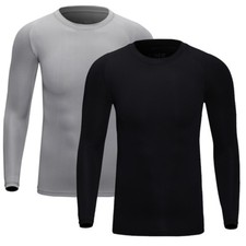 Men's Long Sleeve Tops Quick Dry Sports Lining Fitness T-Shirts Gym Tight shirt