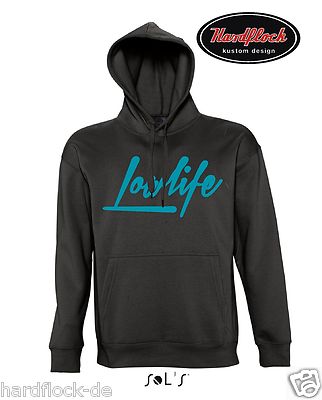 Hoodie Lowlife JDM Type R K20 Kaputzenpulli DUB SWAG Pulli OEM Tuning Bully