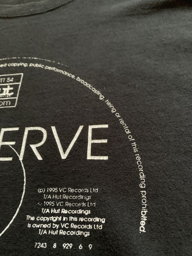 Vintage The Verve 1995 This Is Music T Shirt Gildan Large Black Graphic Indie - Picture 13 of 15