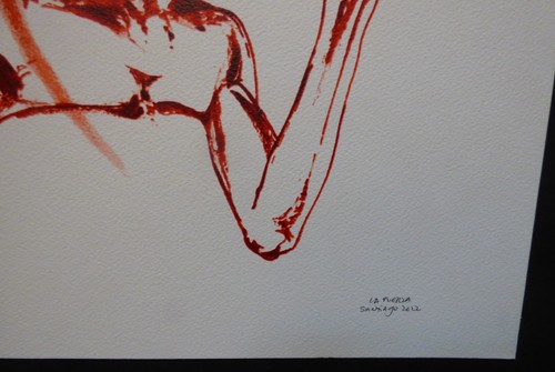 THE FORCE Signed Serigraph by Famed Afro Cuban Artist & Priest SANTIAGO OLAZABAL - Picture 2 of 6