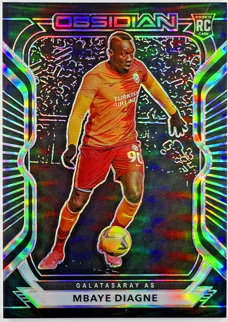 2020-21 Obsidian MBAYE DIAGNE 20/195 ROOKIE RC Galatasaray AS Electric Etch C1