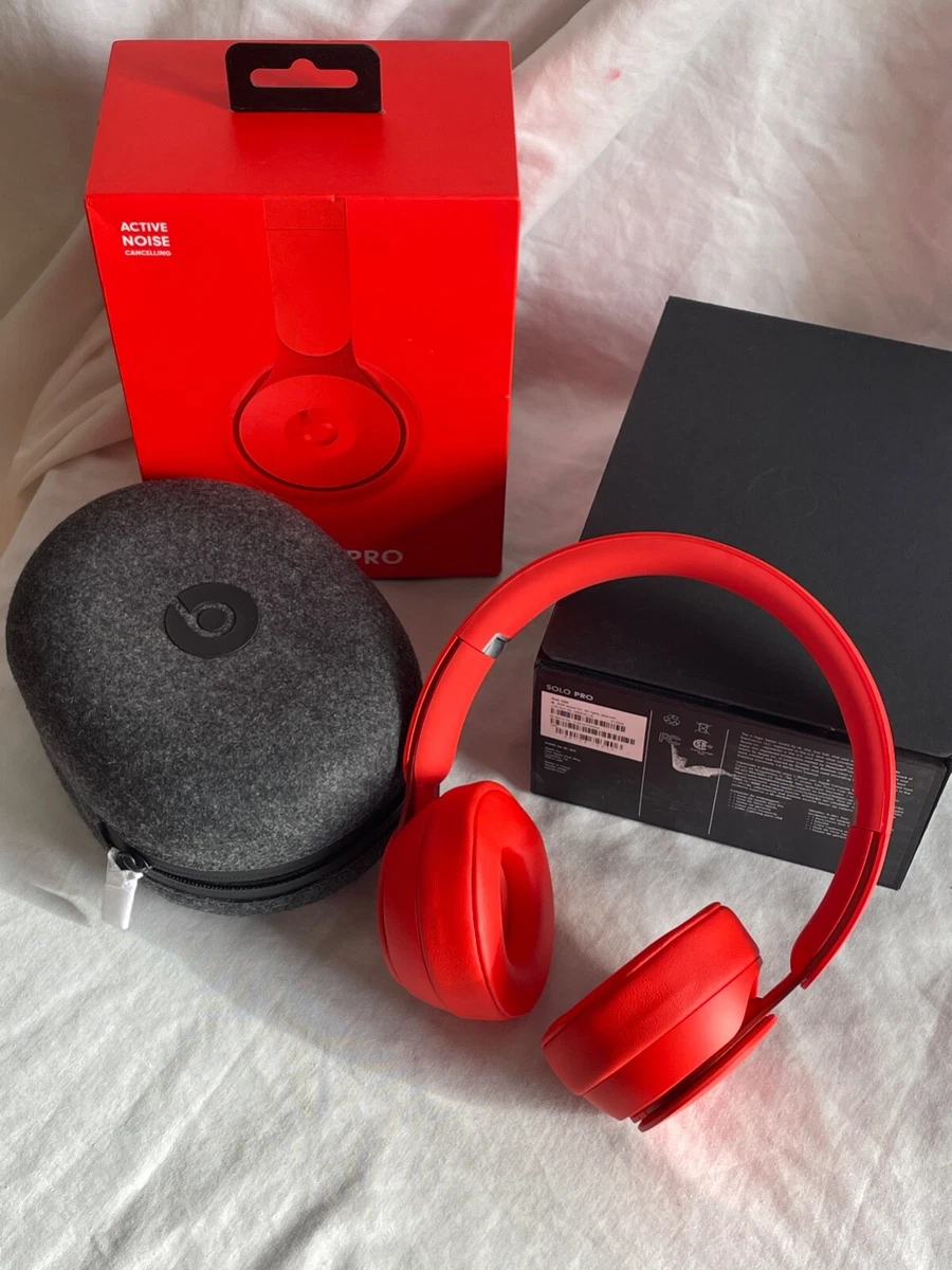Beats by Dr. Dre Solo Pro On Ear Wireless Headphones Red GRADE A