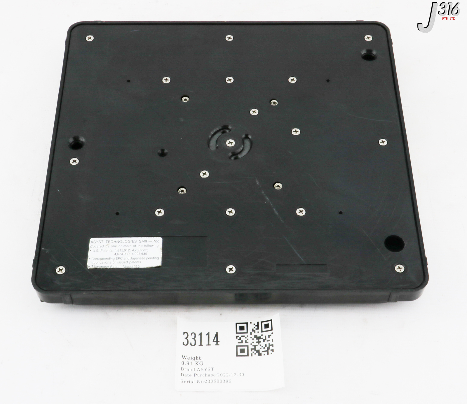 33114 ASYST WAFER CASSETTE BASE SMIF-POD | eBay