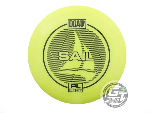 USED DGA ProLine Sail 172g Yellow Black Stamp Distance Driver Golf Disc