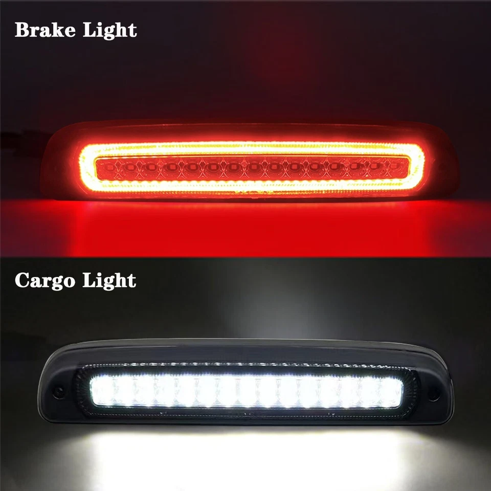 Tercera luz de freno LED de carga ahumada para Ford F250 F350 Super Duty 99-16 Foto 2 de 4