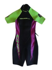 O'neill Womens Scuba/Surfing Wetsuit Shorty Style 7419 2mm size 4 see pics.
